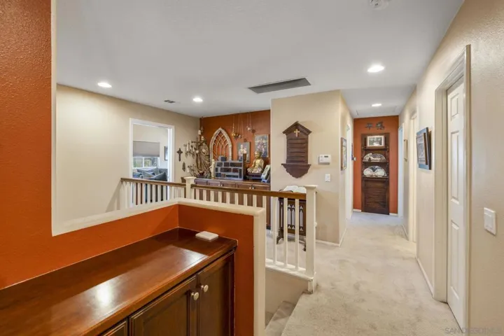 Upper floor hallway