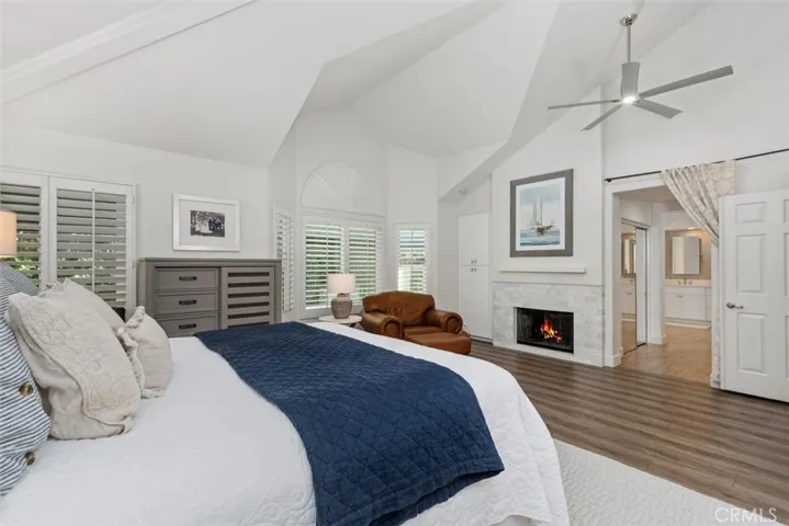 luxurious primary suite