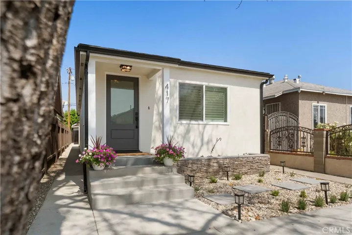 Beautifully Landscaped Front Yard