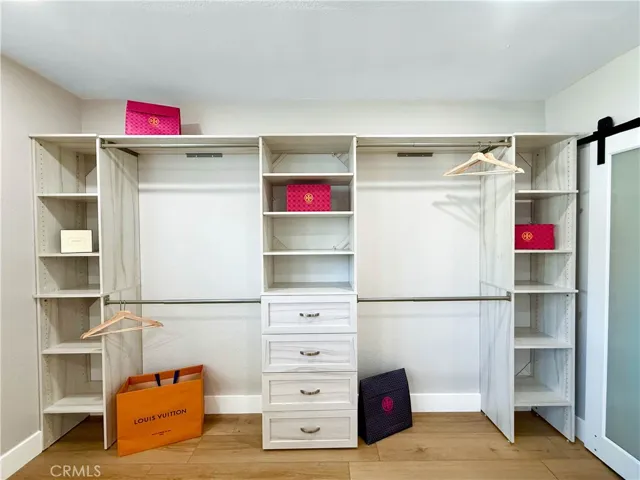 Primary Bedroom Closet with Built-ins