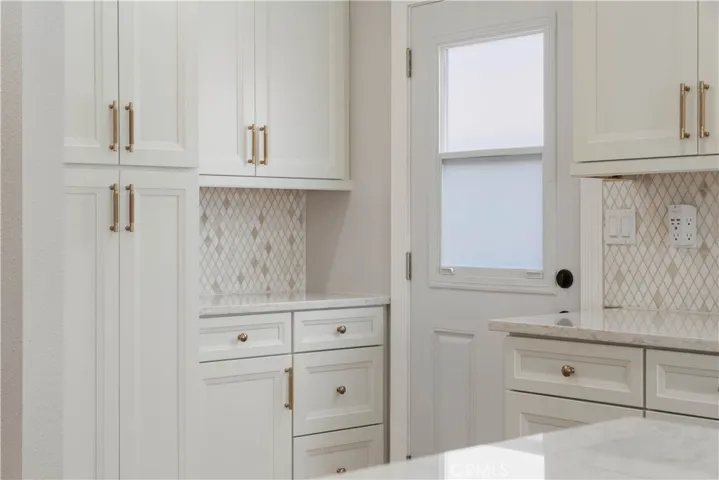 Tons of Storage in Pantry at Coffee Station