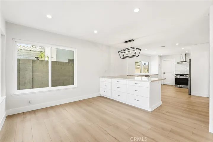 Dining Room with plenty of storage on both sides of the Island