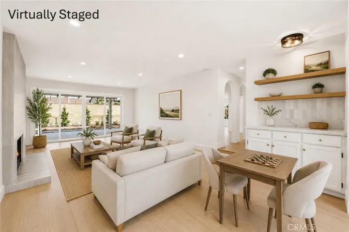Virtually Staged Family Room
