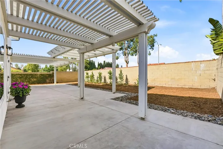 Lattice Patio Cover, New Concrete Patio