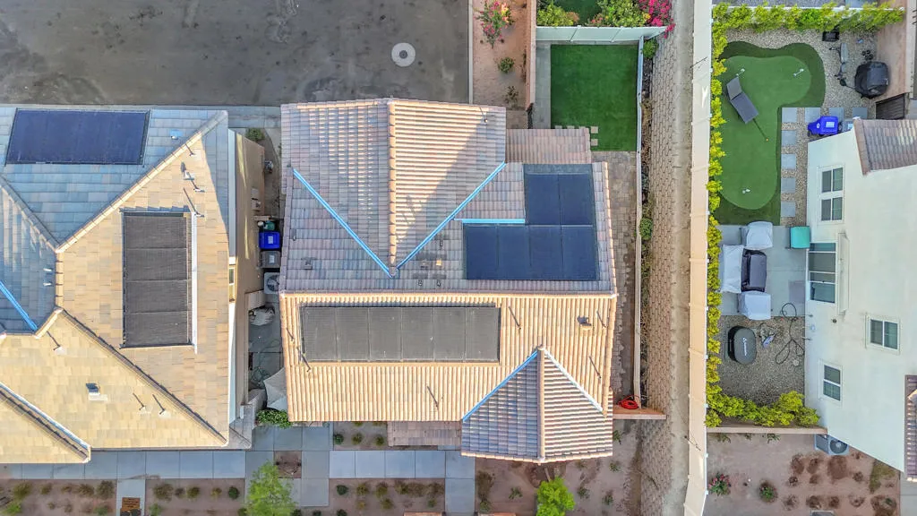 aerial overhead