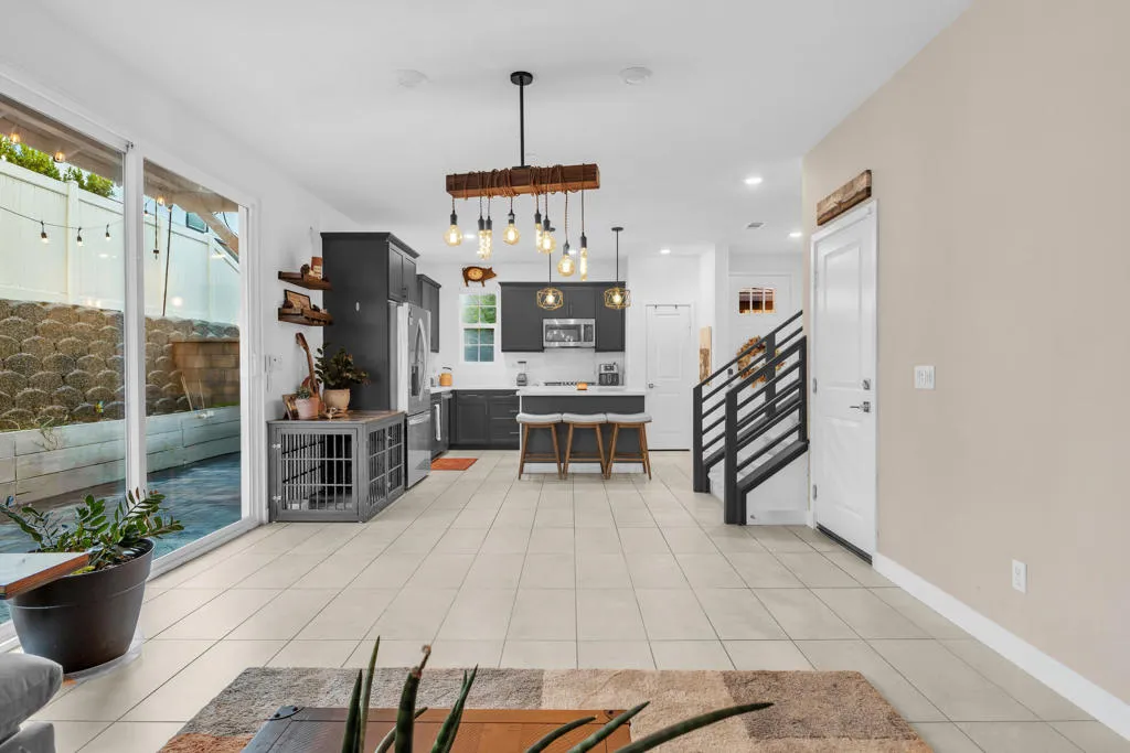 view to kitchen