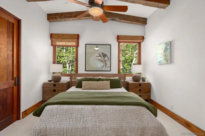 One of the 4 secondary bedroom suites.