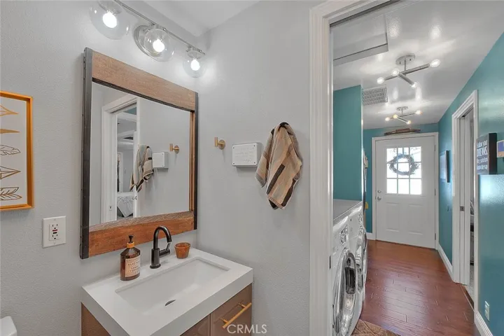 View of laundry area from Guest bathroom #2