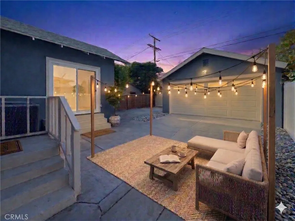 Digital Staged Back Yard.