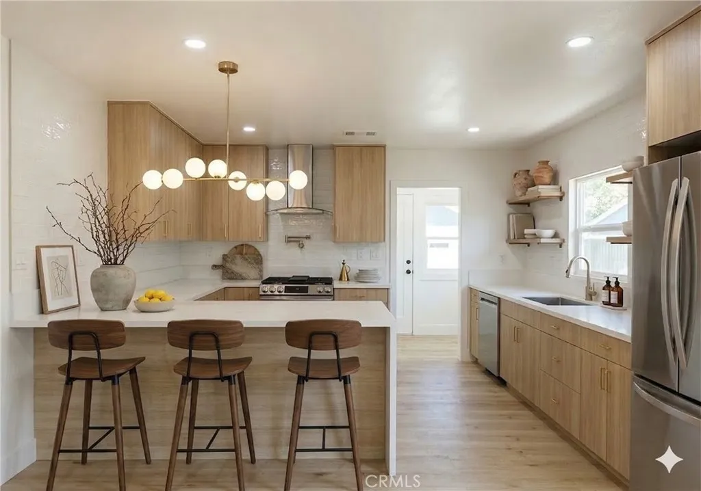 Digital Staged Kitchen.