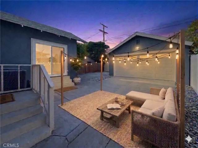 Digital Staged Back Yard.