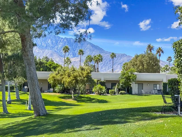 Golf course view from the home