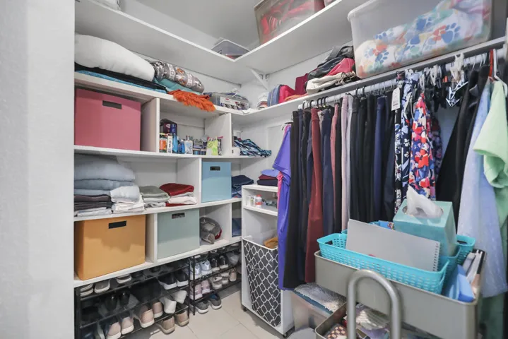 Primary closet