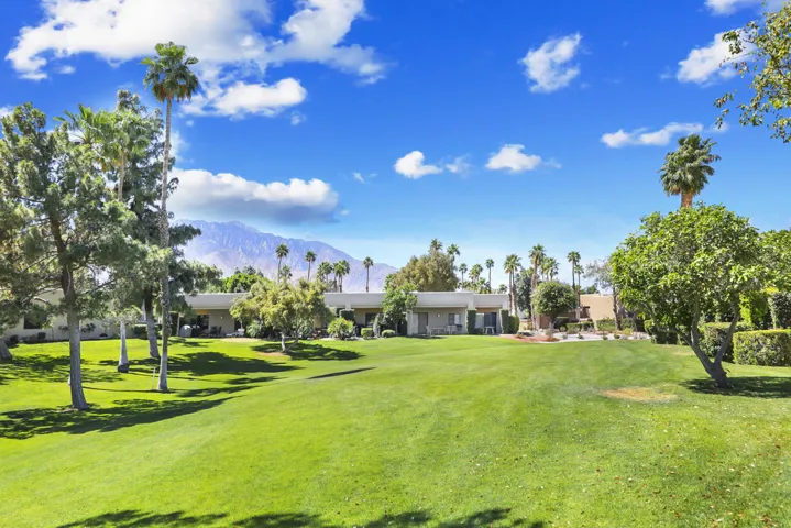 Golf course view from the home
