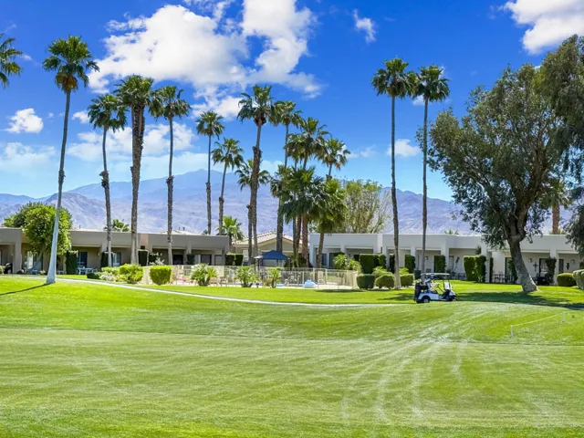 Golf course view from the home