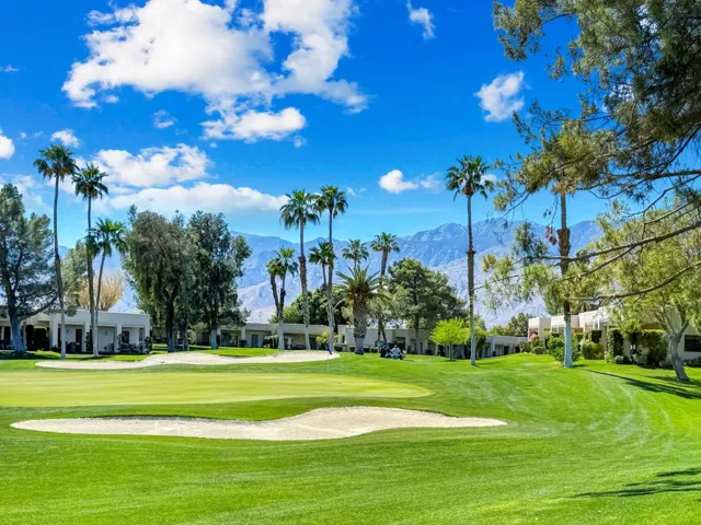 Golf course view from the home