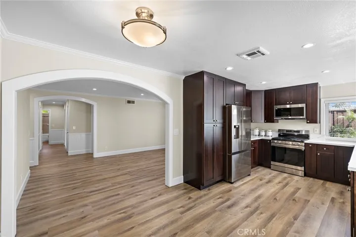 Brand new flooring and kitchen