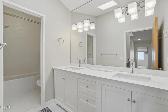 Upstairs hallway bathroom