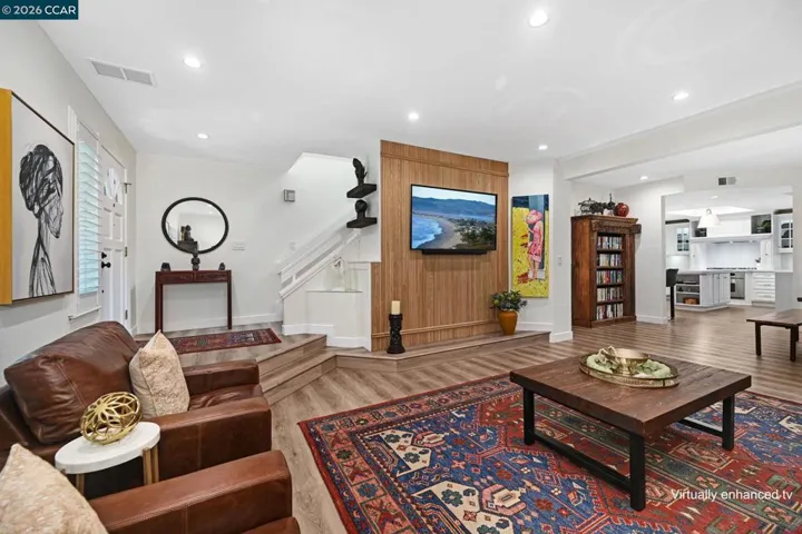 Custom White-Oak Accent Wall