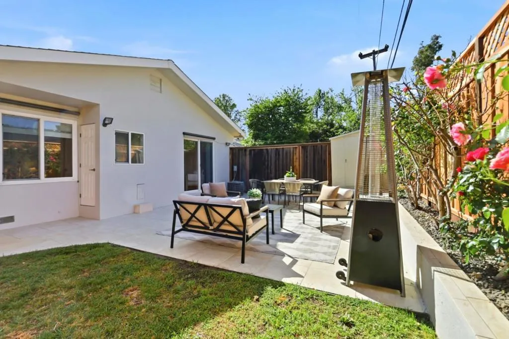 Door to right of window is doggie-room/storage area; 'exit-square' and step, visible under window.
