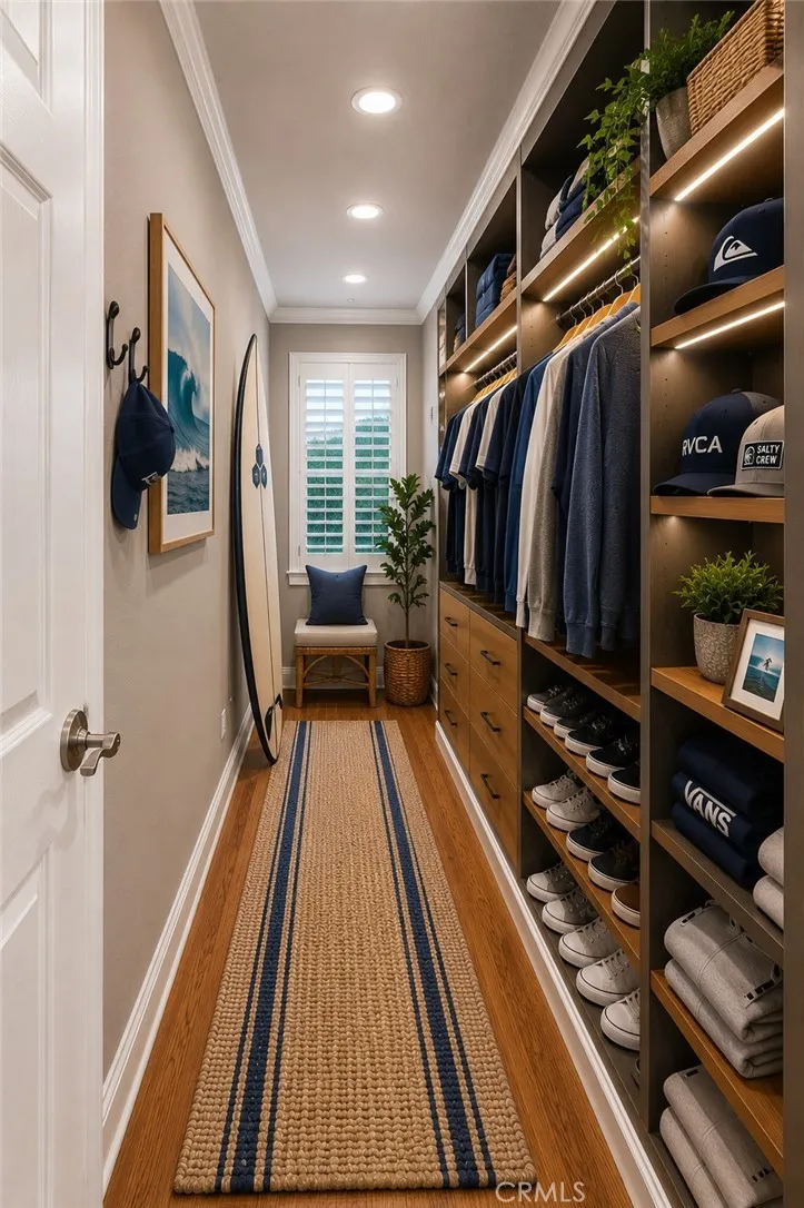 Vitually Staged/Digitally Altered - Downstairs Bedroom closet option
