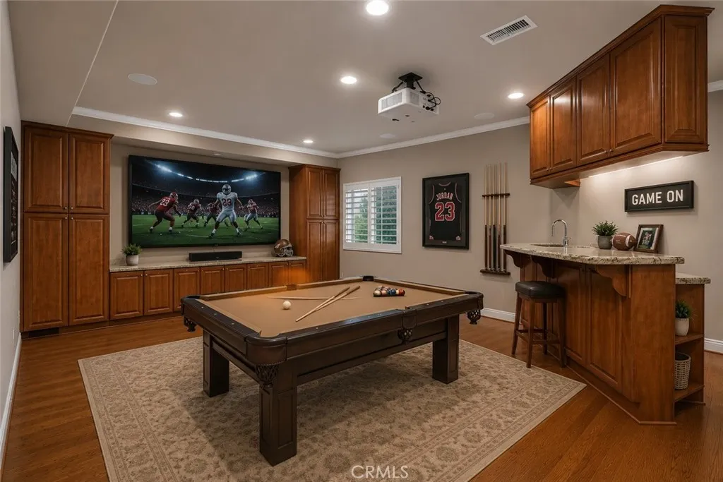 Vitually Staged/Digitally Altered - Downstairs Media/Game/Bonus