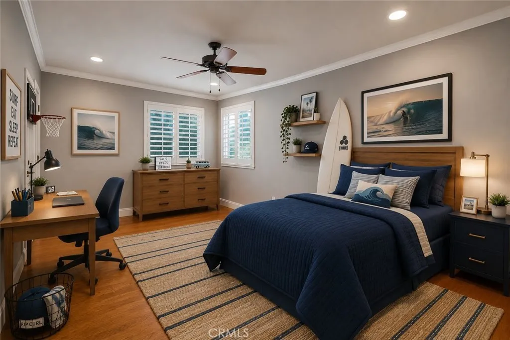 Vitually Staged/Digitally Altered - Upstairs Bedroom # 2