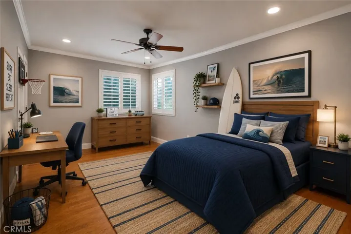 Vitually Staged/Digitally Altered - Upstairs Bedroom # 2