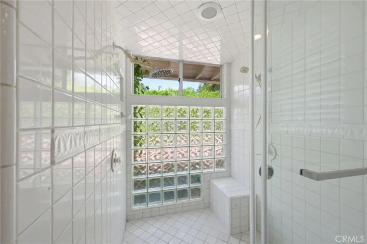Master shower