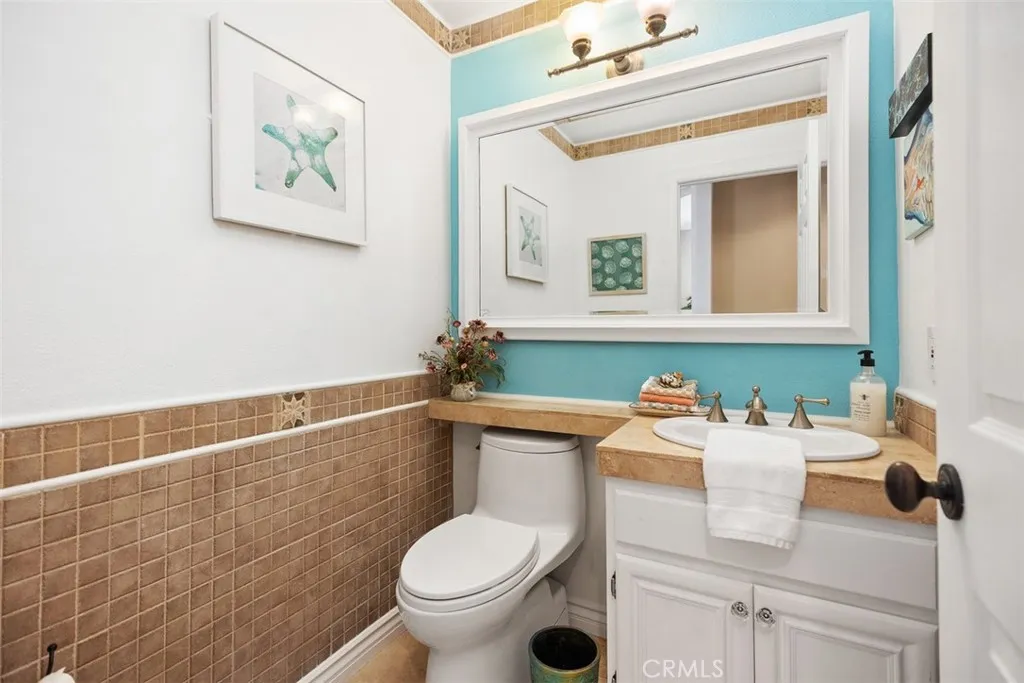Powder room on main floor