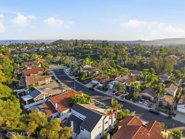 View towards the ocean on one side of property