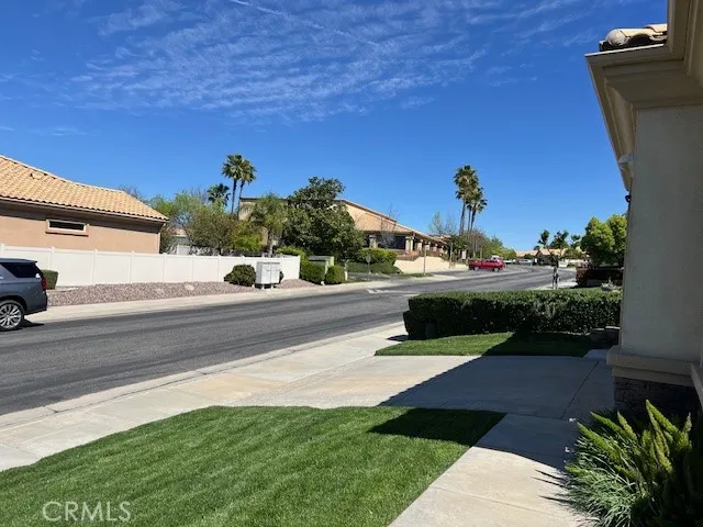 View from driveway to North Clubhouse