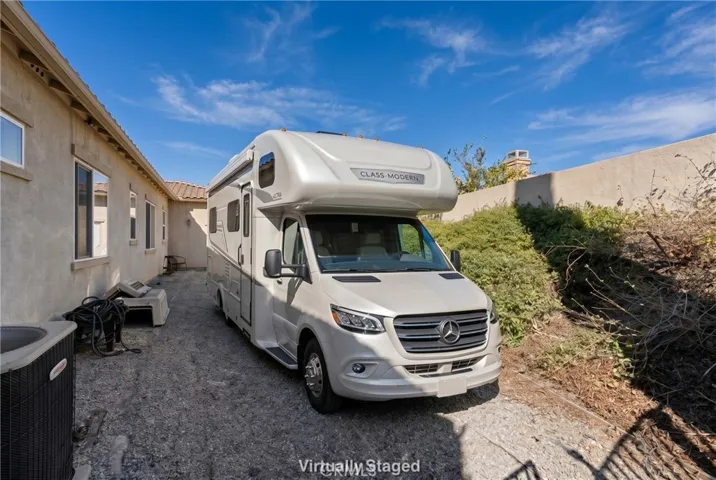 Photo is virtually enhanced to show RV Parking