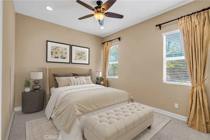 Virtually Staged Secondary Bedroom 3