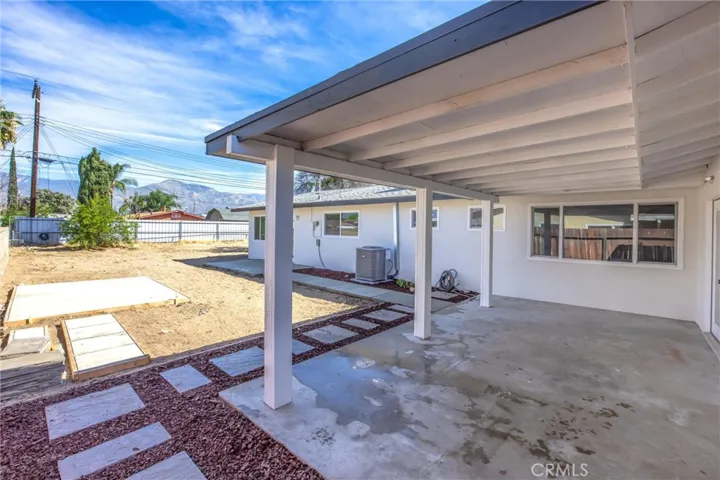 Back yard cover patio