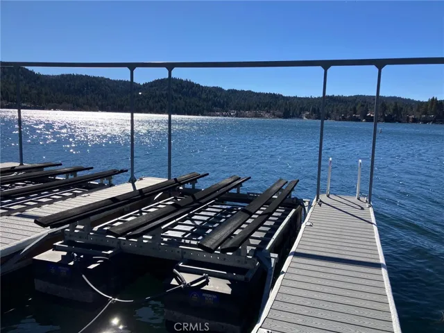 Dock with Solar Powered Boat Lift