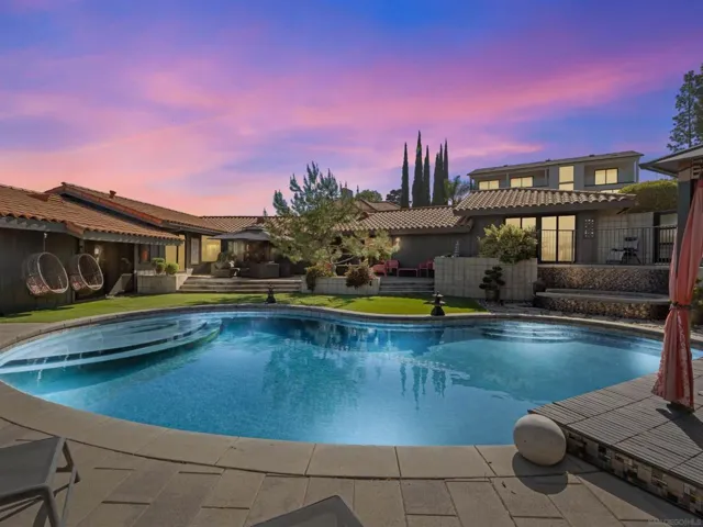 Digitally altered for sunset effect.