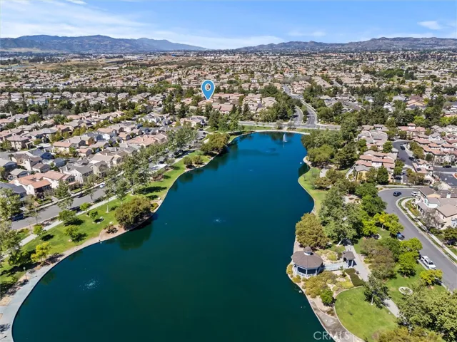 Drone View of Lake