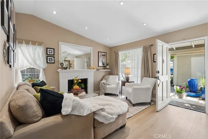 Living Room with Recessed Lighting