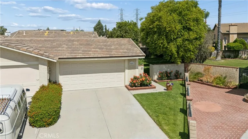 Drone View Front of House