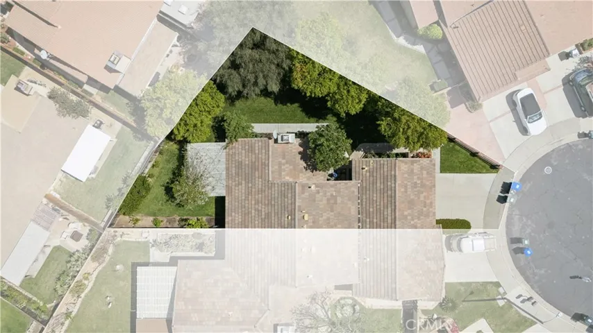 Overview of House with Drone