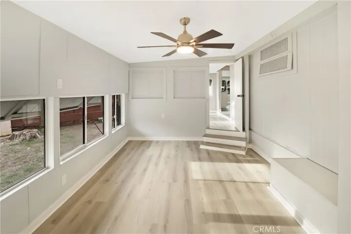 Enclosed patio area for extra living space