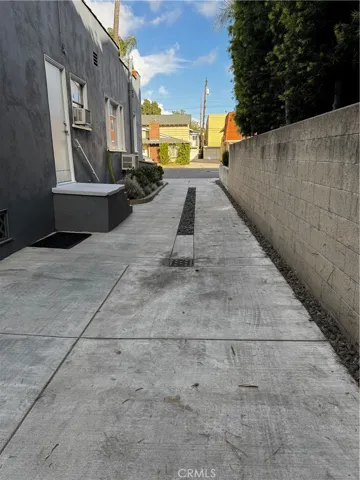 cement driveway - extra parking