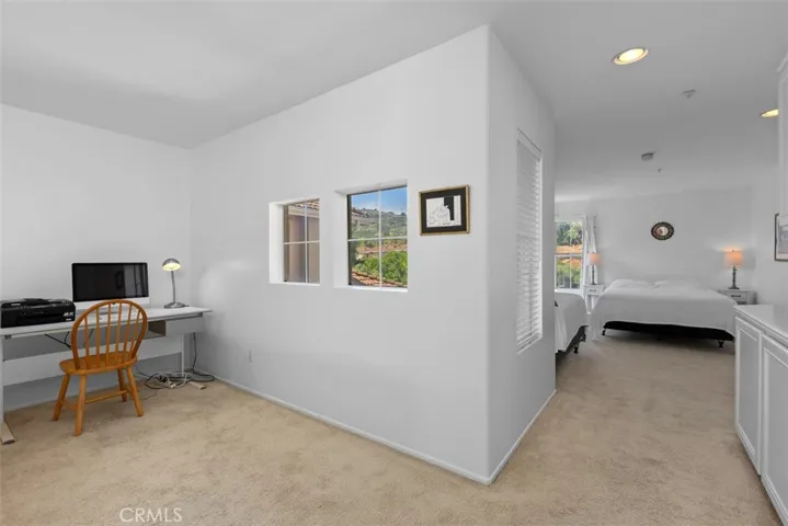 Upstairs loft area