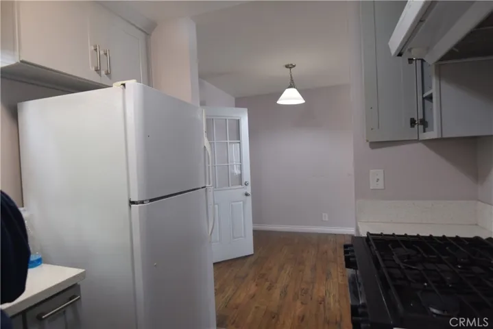 kitchen and dining area