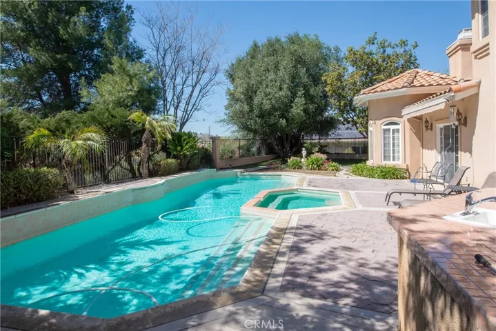 Pool with Bar-B-Q center