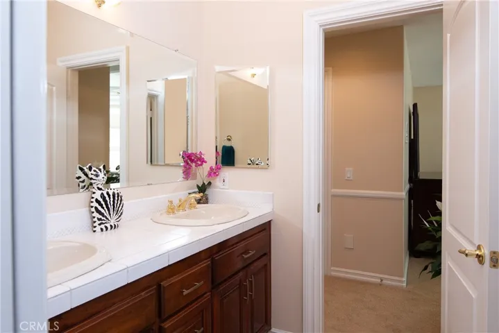 Jack and Jill bathroom