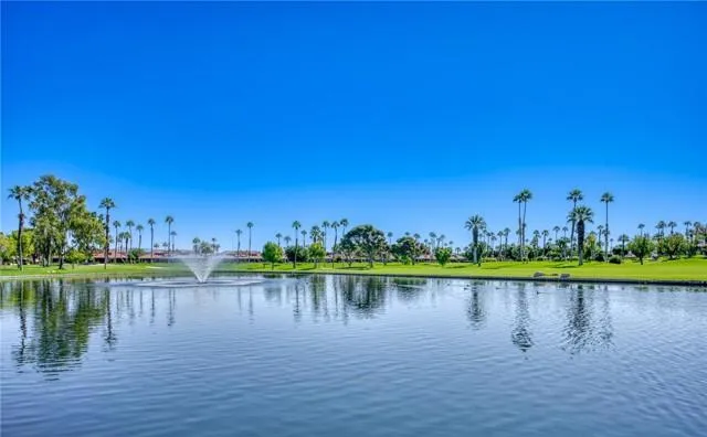 Lake with Fountain