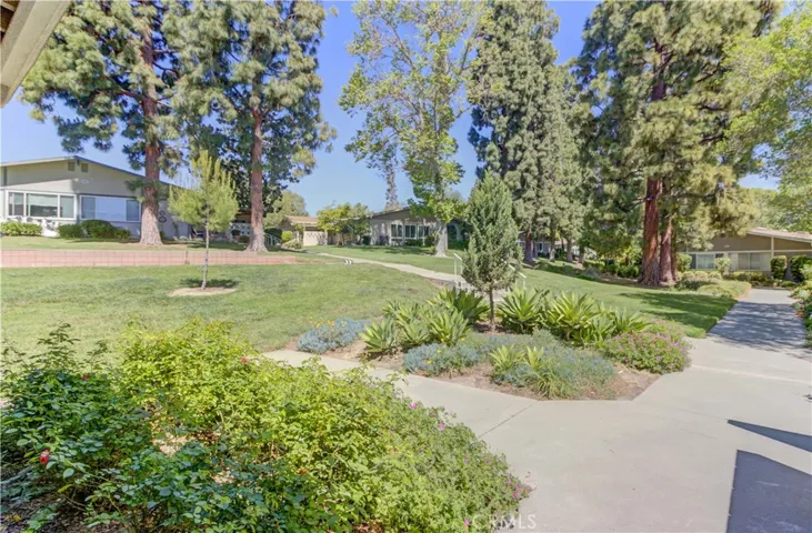 View from the front entry looking towards Serpentine Walkway