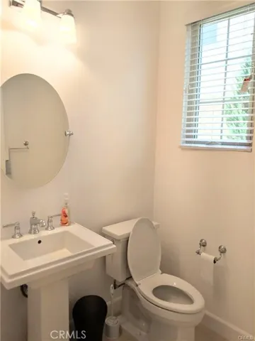 Ground level half bath